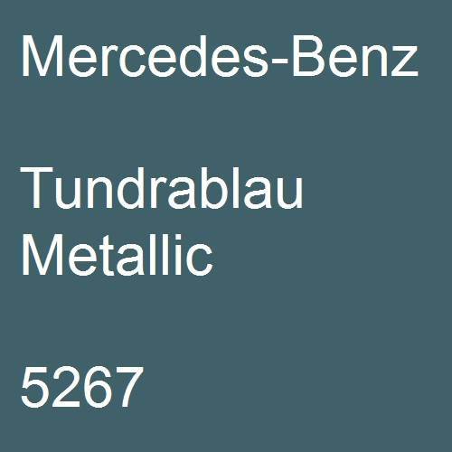 Mercedes-Benz, Tundrablau Metallic, 5267.